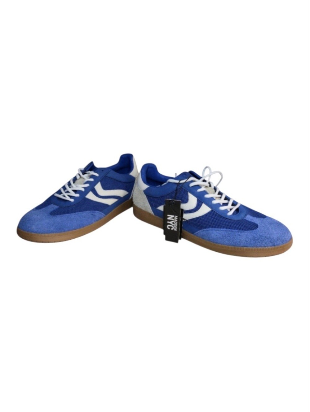 Madden NYC Marvel Casual Sneakers in Blue, White, Suede   Size 13 Men's NWB!
